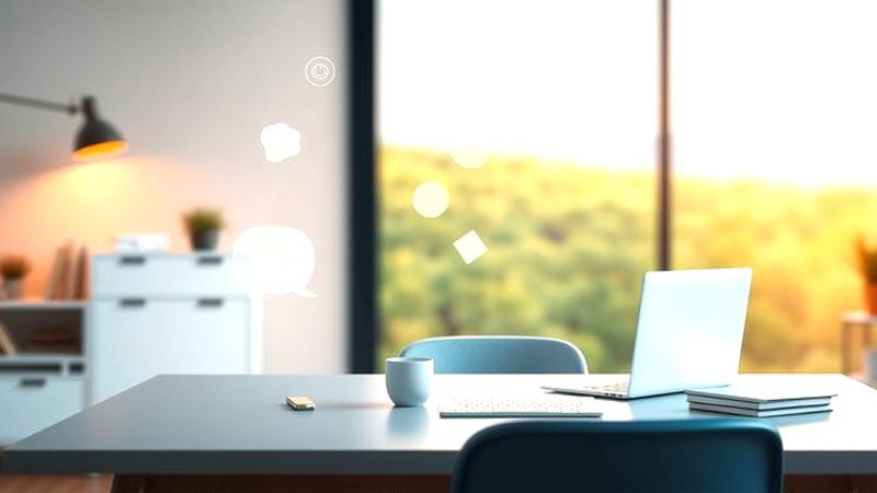Un espacio creativo sereno inspira conexión