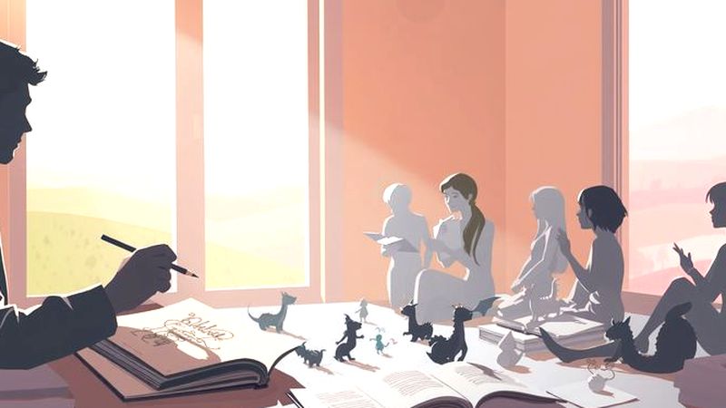 Un artista crea maravillas con calma