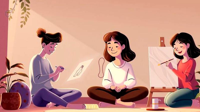 Artistas crean en luz suave y calma
