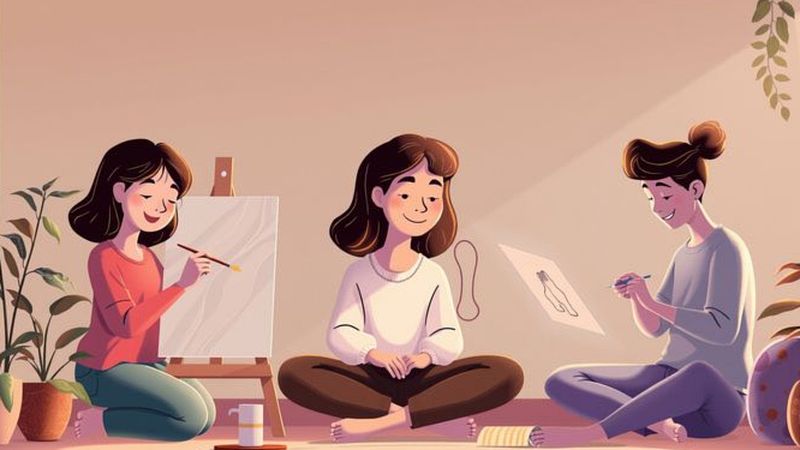 Artistas crean en luz suave y calma
