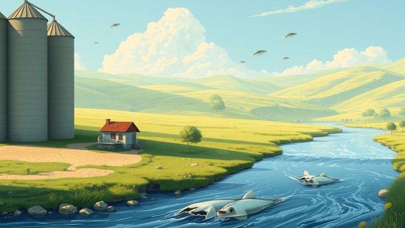 Un paisaje sereno captura belleza y arte