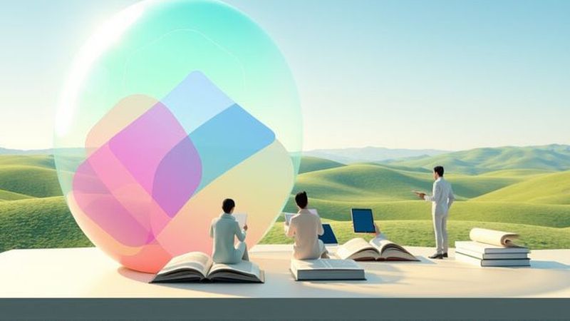 Una esfera luminosa revela colaboración armoniosa