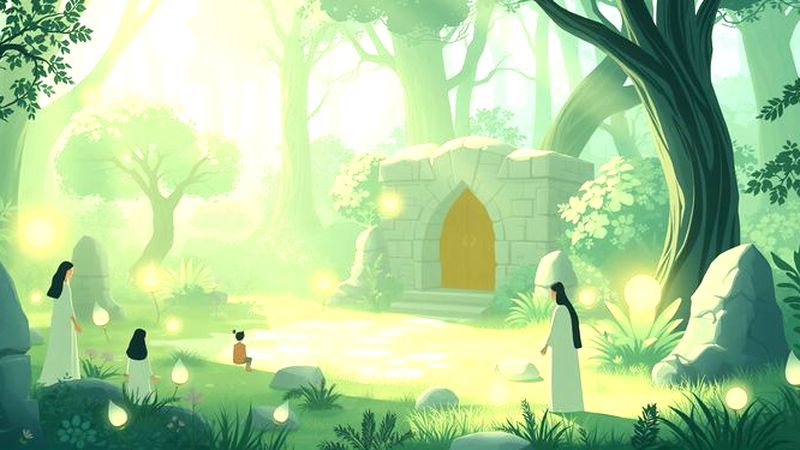 Un bosque etéreo
