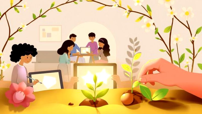 Un niño crea futuro con arte digital