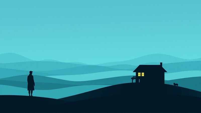 Un paisaje sereno inspira quietud y contemplación