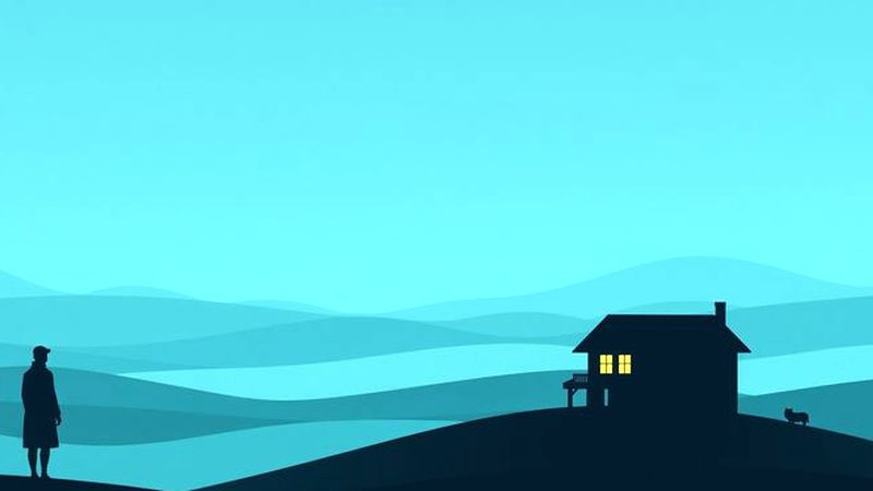 Un paisaje sereno inspira quietud y contemplación