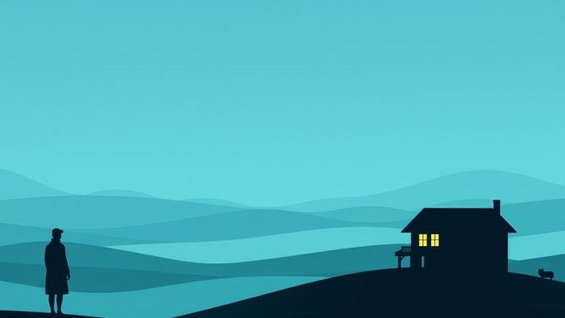 Un paisaje sereno inspira quietud y contemplación